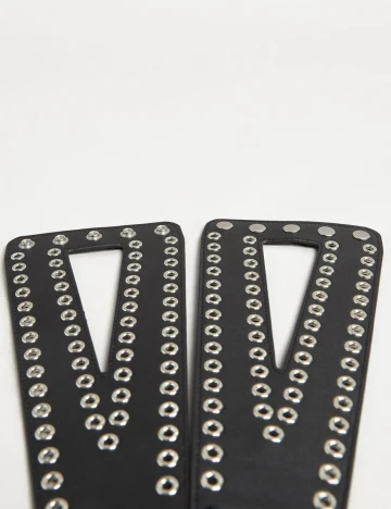 Curea Bershka, negru, 75