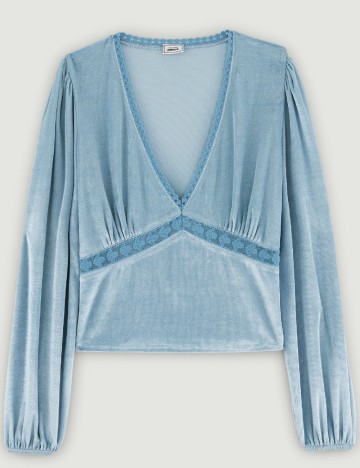 Bluza Pimkie, albastru, M