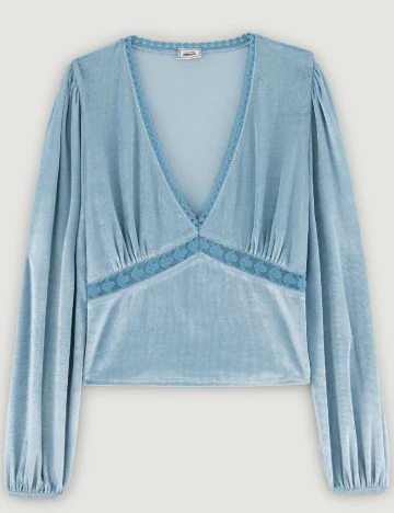 Bluza Pimkie, albastru, M