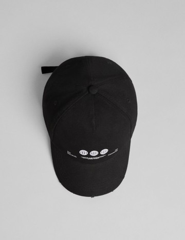 Sapca Bershka, negru, ONE SIZE