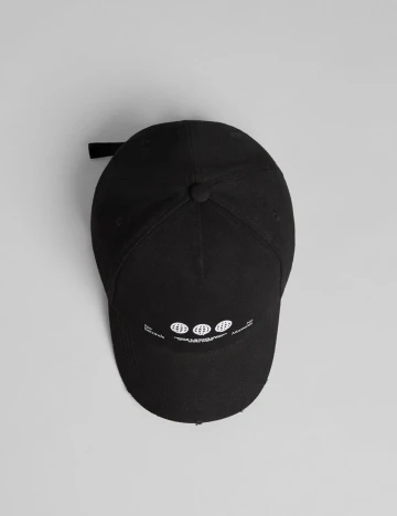 Sapca Bershka, negru, ONE SIZE