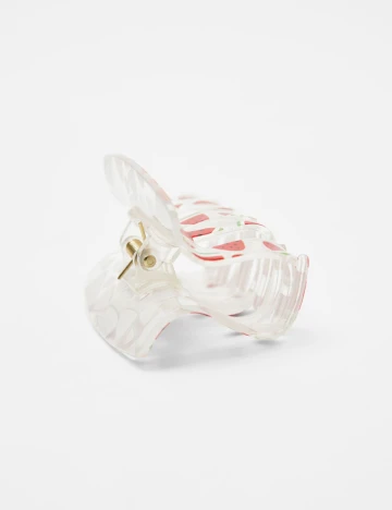 Clama Bershka, alb Alb