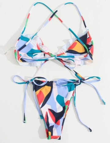 Costum de baie SHEIN, mix culori, M