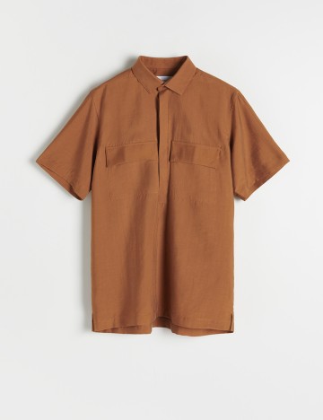Camasa Reserved, maro, L