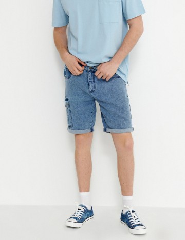Pantaloni Scurti CROPP, albastru, 29