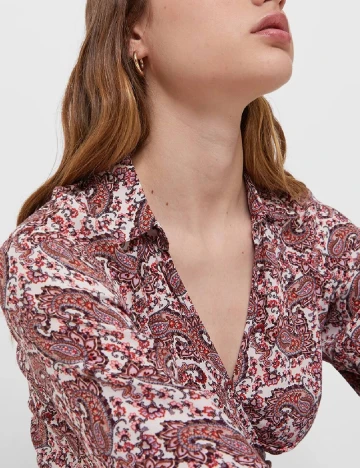 Camasa Stradivarius, roz pudra inchis, M