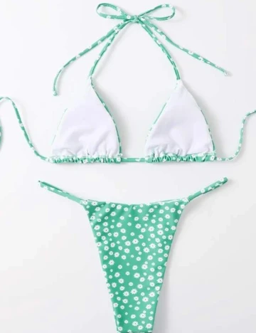 Costum de baie SHEIN, verde, L