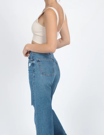 Blugi Bershka, albastru, 32 Albastru