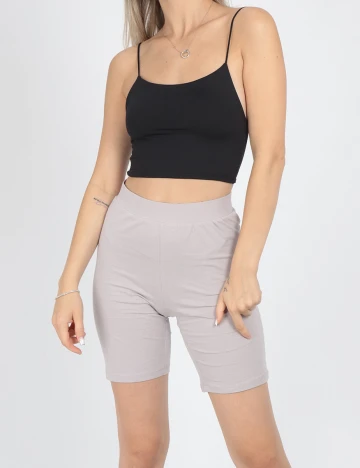 Top Bershka, negru, XS Negru