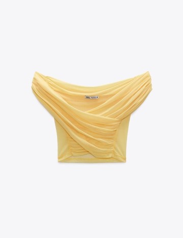 Top Zara, galben