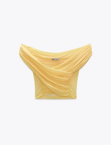 Top Zara, galben