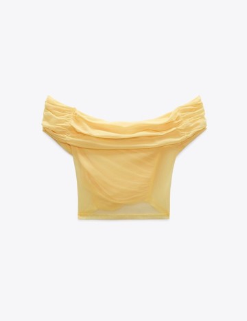 Top Zara, galben