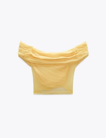 Top Zara, galben