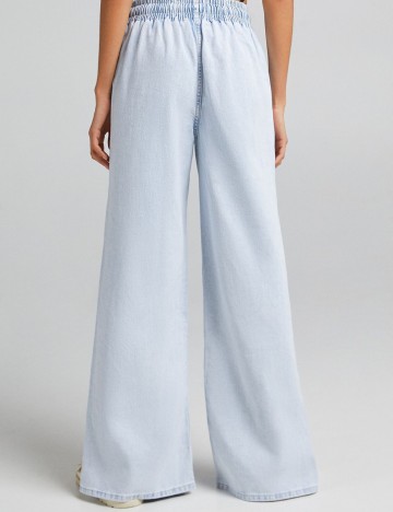 Pantaloni Bershka, bleu, S