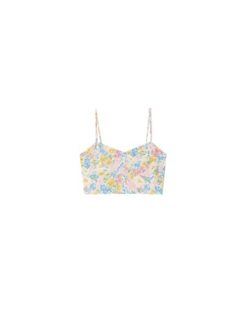 Top Stradivarius, floral, M