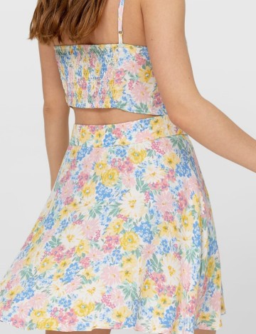 Top Stradivarius, floral, M