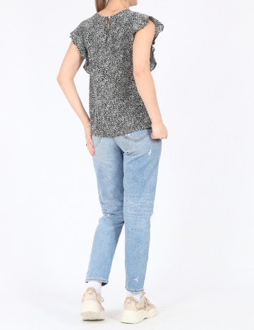 Bluza Stradivarius, negru, S