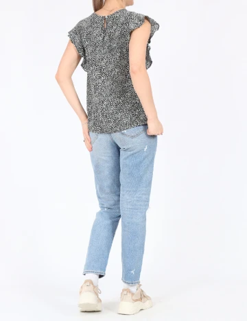 Bluza Stradivarius, negru, S