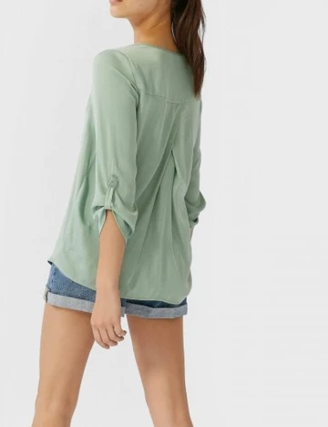 Camasa Stradivarius, verde, S