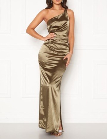 Rochie lunga BUBBLEROOM, kaki, 40