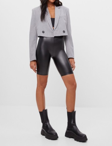 Colanti Bershka, negru, L