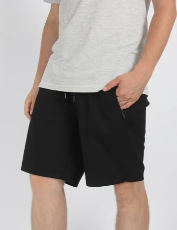 Pantaloni scurti Bershka, negru, XS