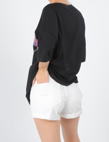 Pantaloni scurti Bershka, alb, 36