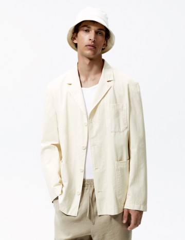 Plarie Zara, crem, M