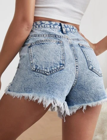 Pantaloni Scurti SHEIN, bleu, XS