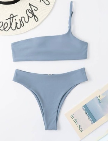 Costum de baie SHEIN, albastru, XL