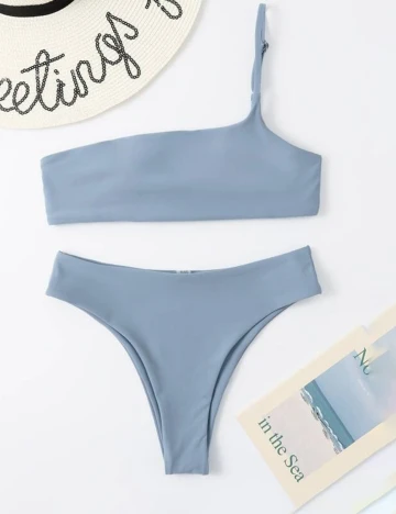 Costum de baie SHEIN, albastru, XL Albastru