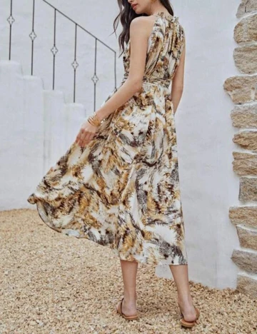 Rochie medie SHEIN, crem, M