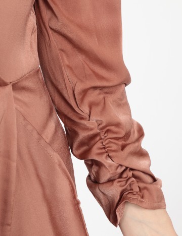 Rochie medie SHEIN, maro, S
