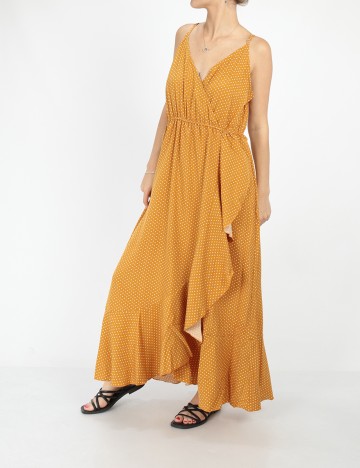 Rochie Medie SHEIN, mustar, M