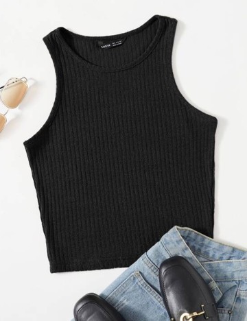 Top SHEIN, negru, M