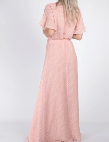 Rochie Lunga Moments New York, roz, 34 Roz