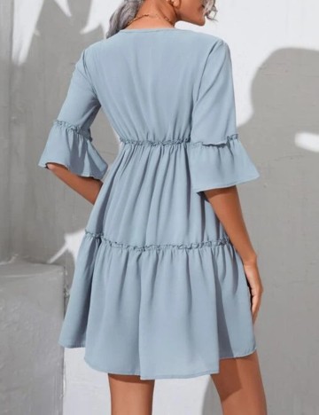 Rochie Scurta SHEIN, bleu, M