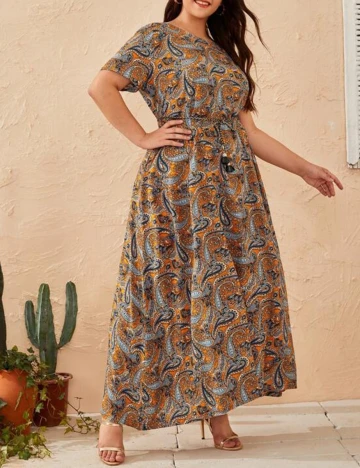 Rochie Lunga SHEIN CURVE, mix culori, 2XL