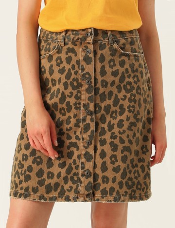 Fusta Only, animal print, 36