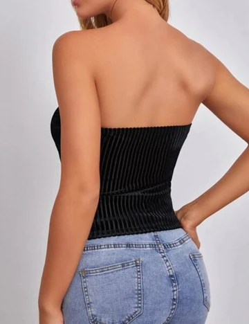 Top SHEIN, negru, XL Negru