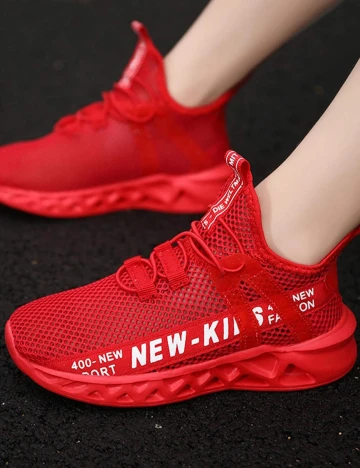 Adidasi Shein Kids, rosu, 30
