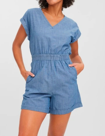 Salopeta Vero Moda, albastru, XL Albastru