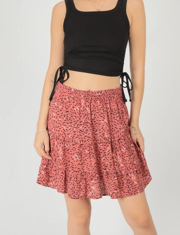 Fusta Vero Moda, roz pudra, S