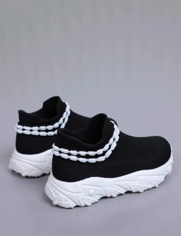 Adidasi Shein Kids, negru, 26