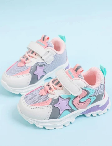 Adidasi Shein Kids, alb, 27 Alb