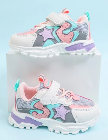 Adidasi Shein Kids, alb, 27 Alb