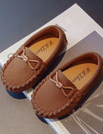 Mocasini Shein Kids, maro, 27 Gri