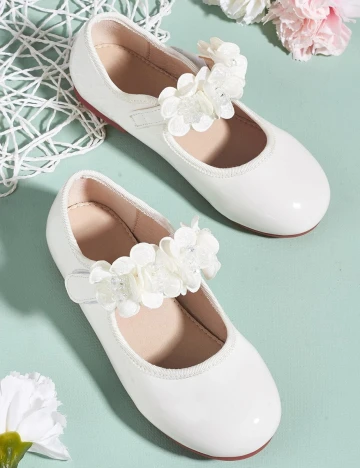 Pantofi Shein Kids, alb, 28