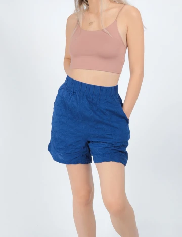 Pantaloni Scurti Vero Moda, albastru inchis, S