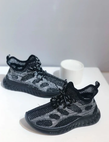 Tenisi Shein Kids, negru/gri